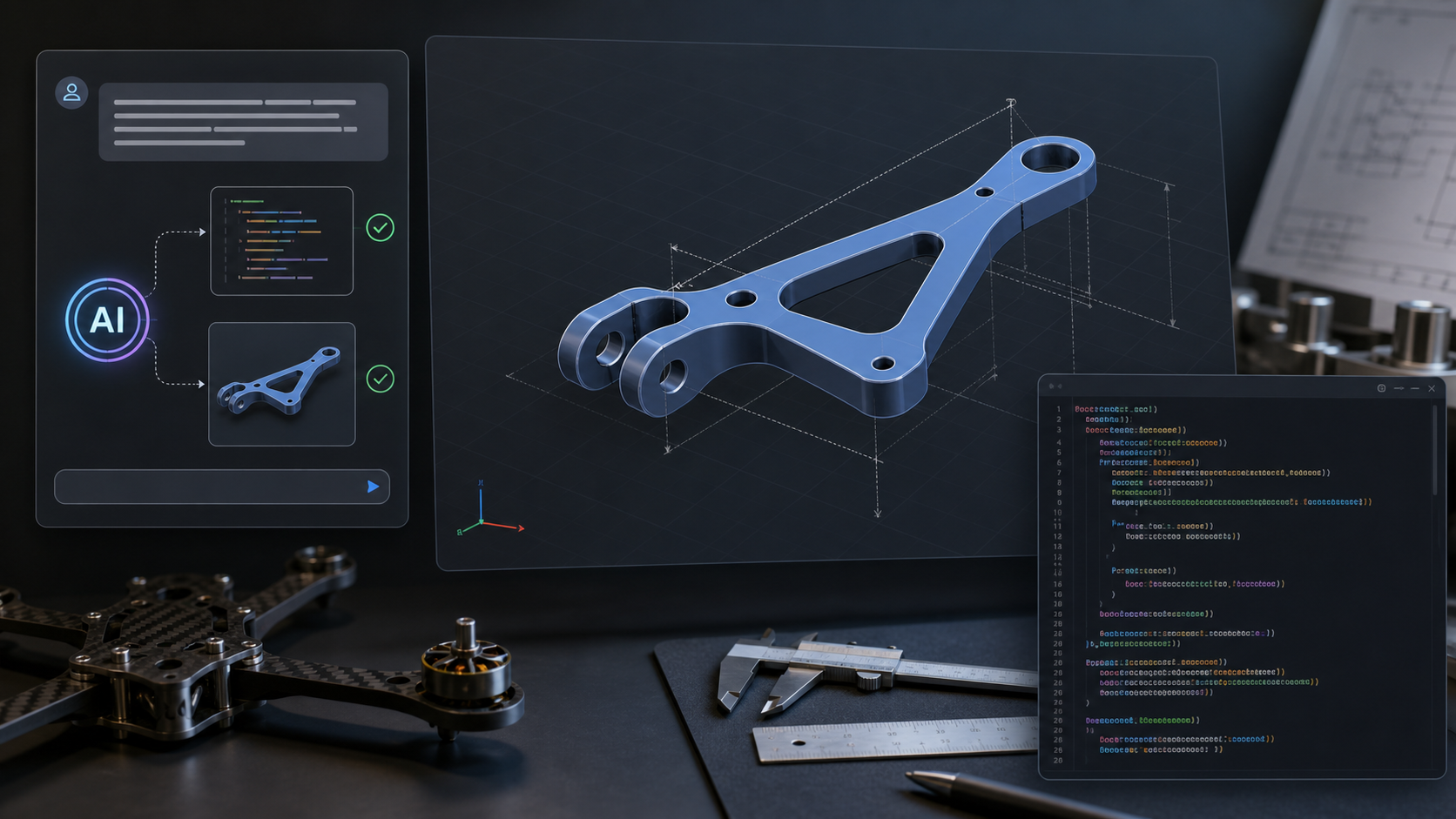 CAD and AI workflow